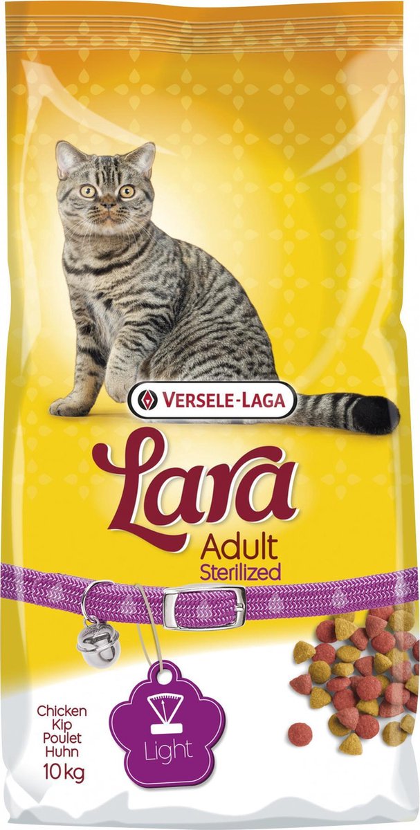  Lara Adult Sterilized - Kip &amp; Eend - Kattenvoer - 10 Kg