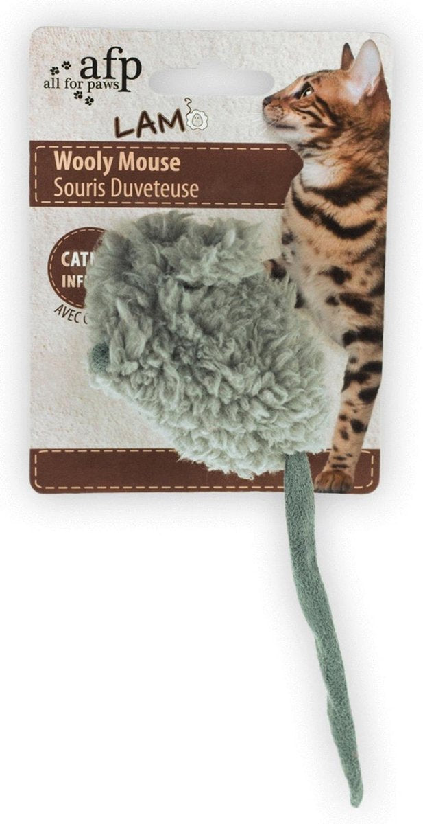  All For Paws Catnip Wooly Mouse