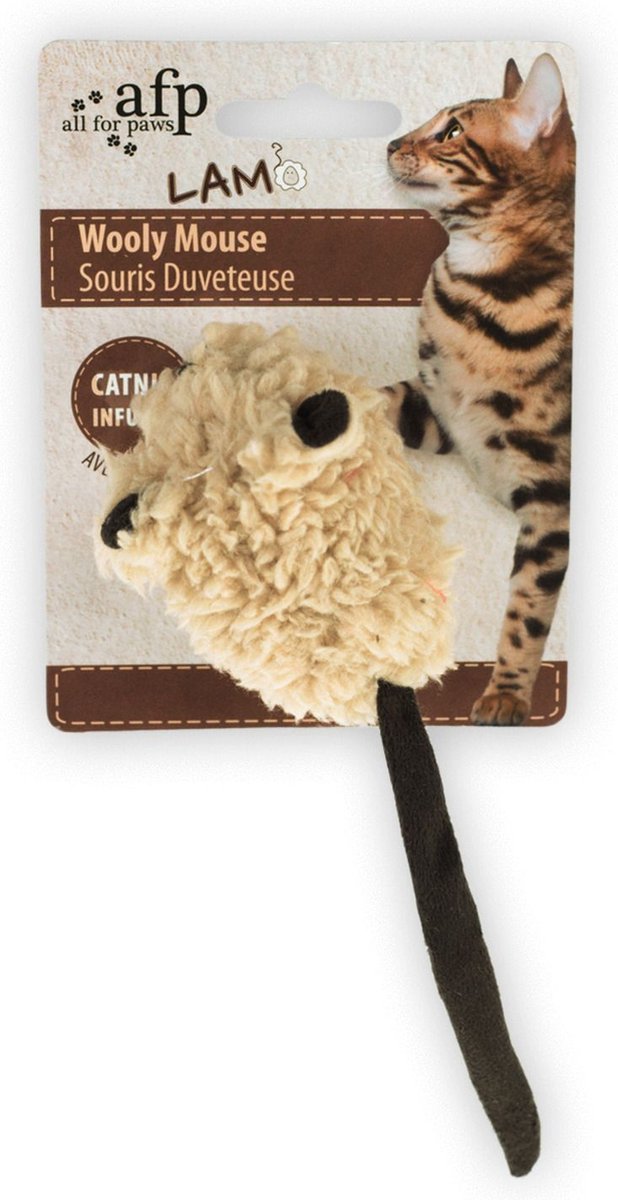  All For Paws Catnip Wooly Mouse