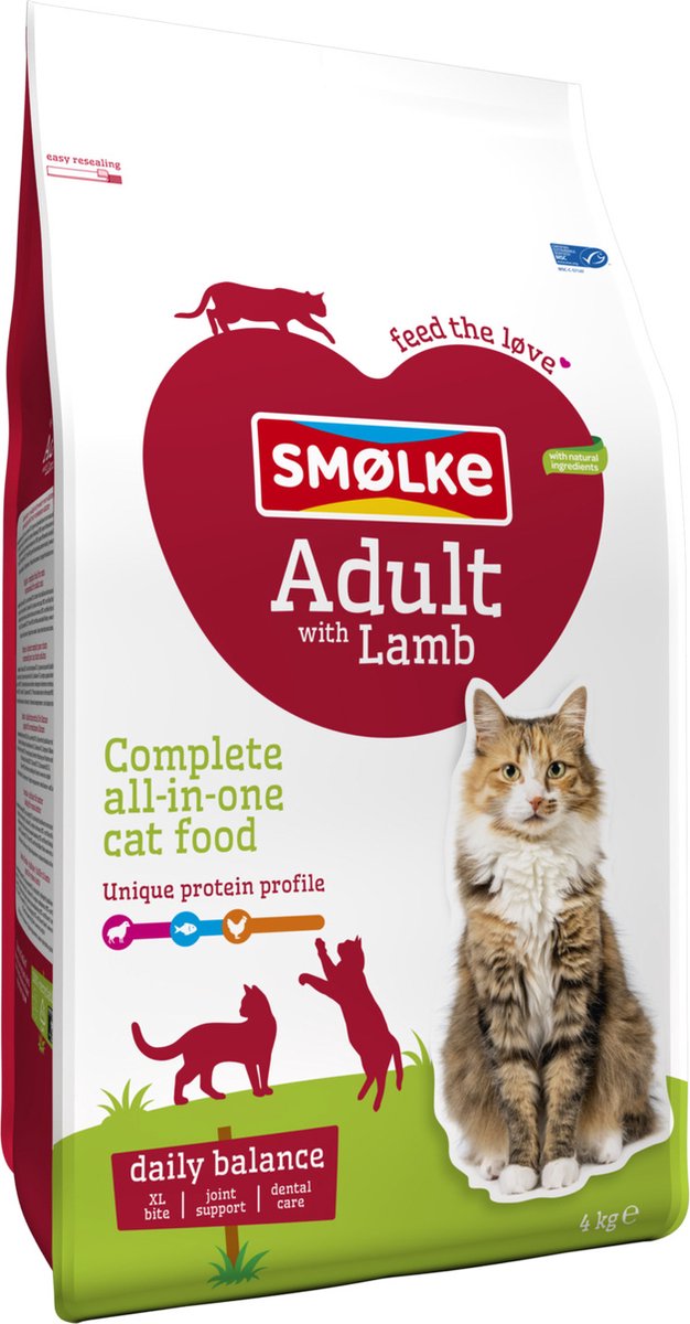  Smolke Adult Lamb &amp; Rice 4 Kg - Kat