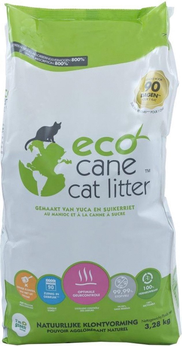  Eco Cane Kattenbakvulling 3,28kg