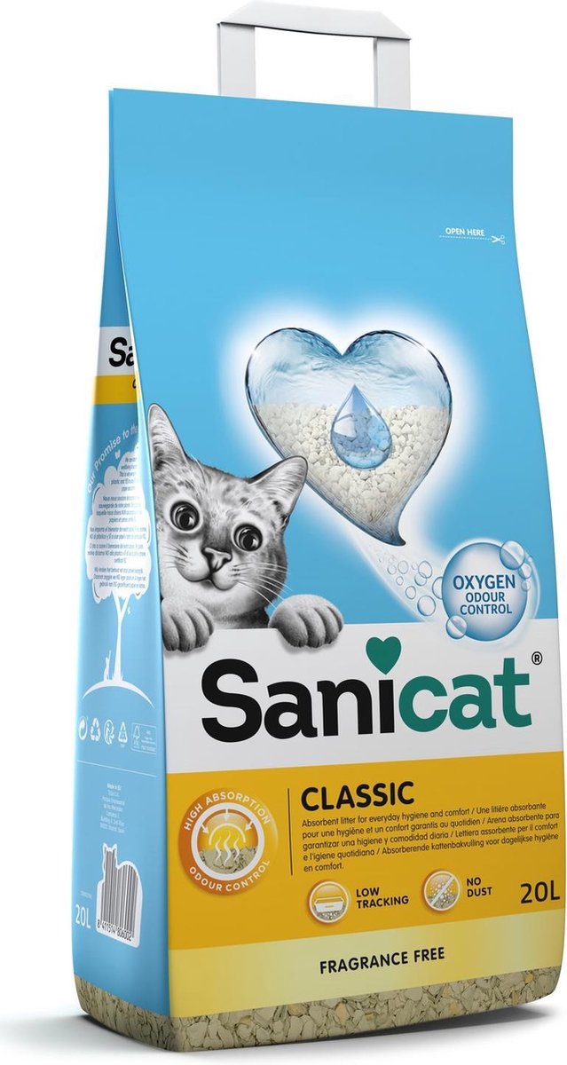  Sanicat Classic Kattenbakvulling 20 Liter