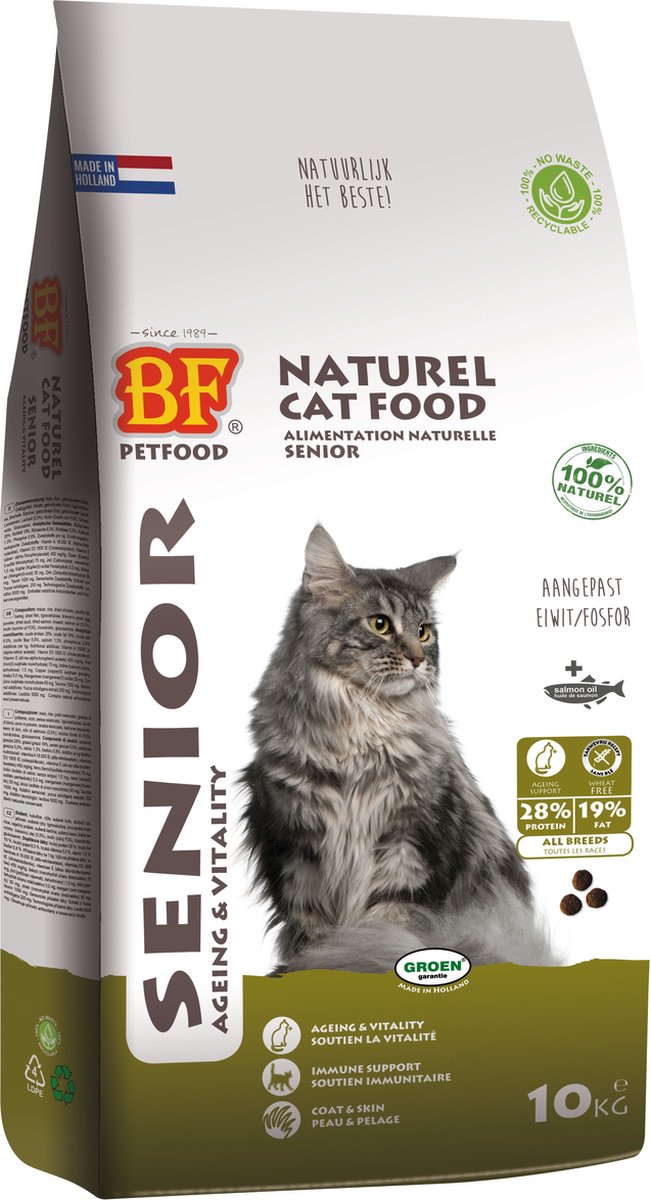  BF Petfood Kattenvoer Premium Senior Ageing 10 Kg
