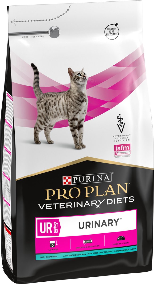  Purina Pro Plan Veterinary Diets Feline UR Urinary Kattenvoer Ocean Fish - 5 Kg
