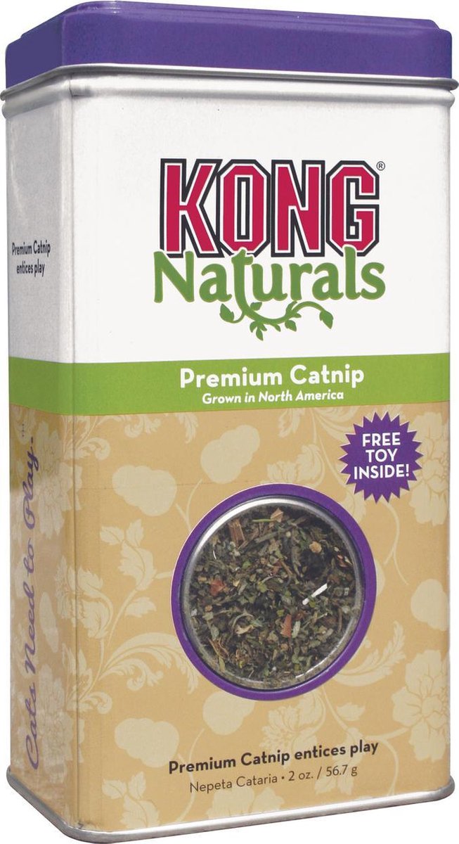  Kong Cat Naturals Premium Catnip - Kattenkruid - Kattenspeelgoed - 57 Gr