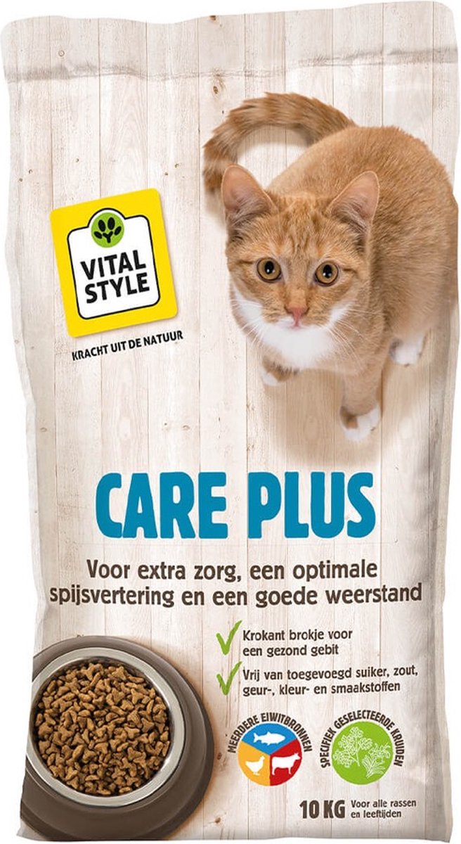  VITALstyle CARE Plus - Kattenbrokken - 10 Kg