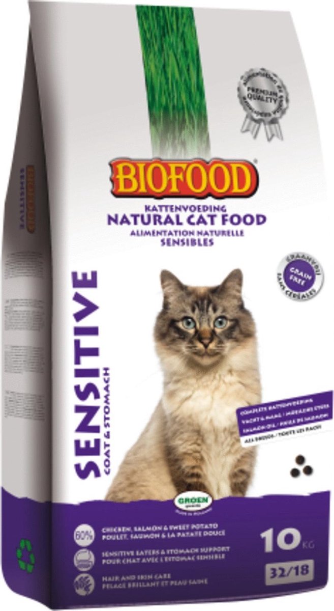  BF Petfood Kattenvoer Premium Sensitive Vacht - Maag 10 Kg