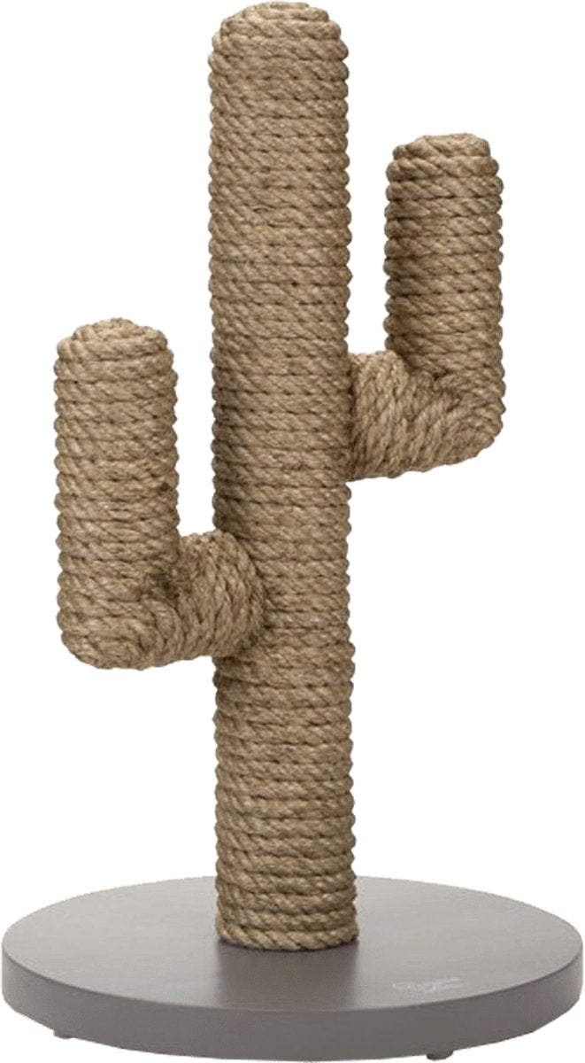  Designed By Lotte Houten Cactus - Krabpaal - Taupe - 35 X 35 X 60 Cm