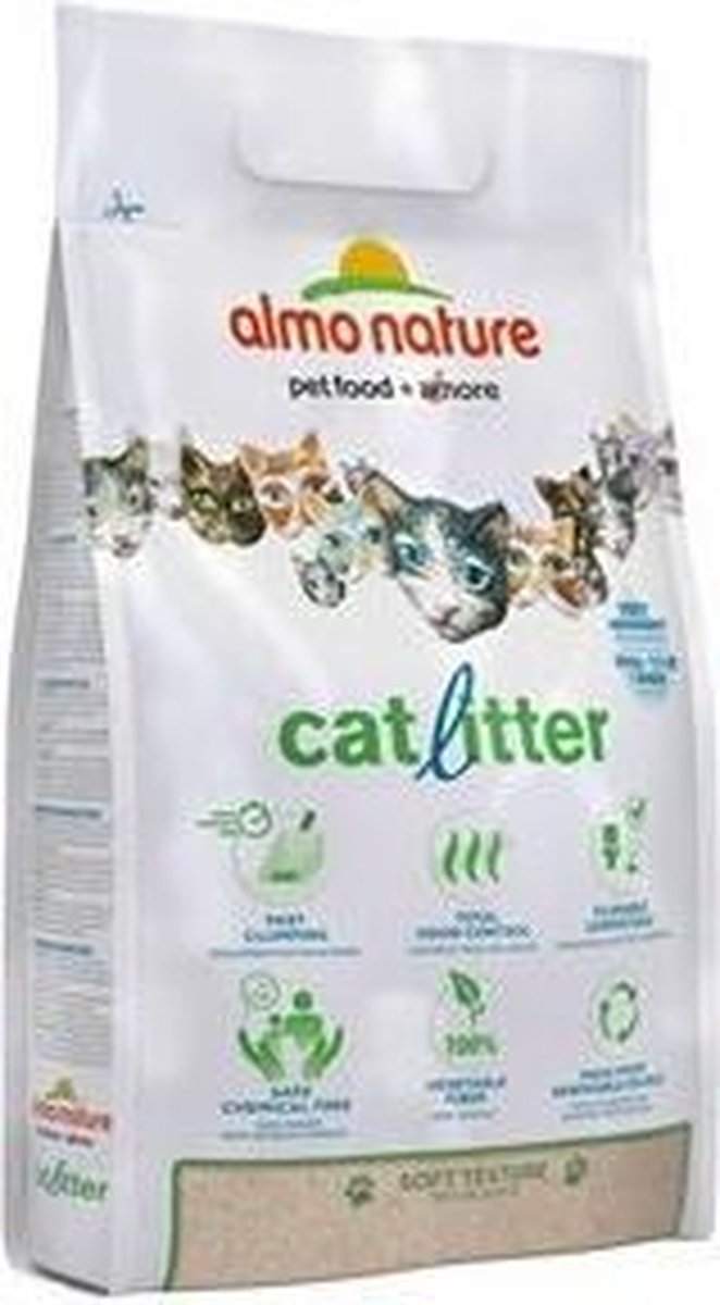  Almo Nature Zuinige Kattenbakvulling Klontvormend En Milieuvriendelijk - Inhoud 4,54 Kg