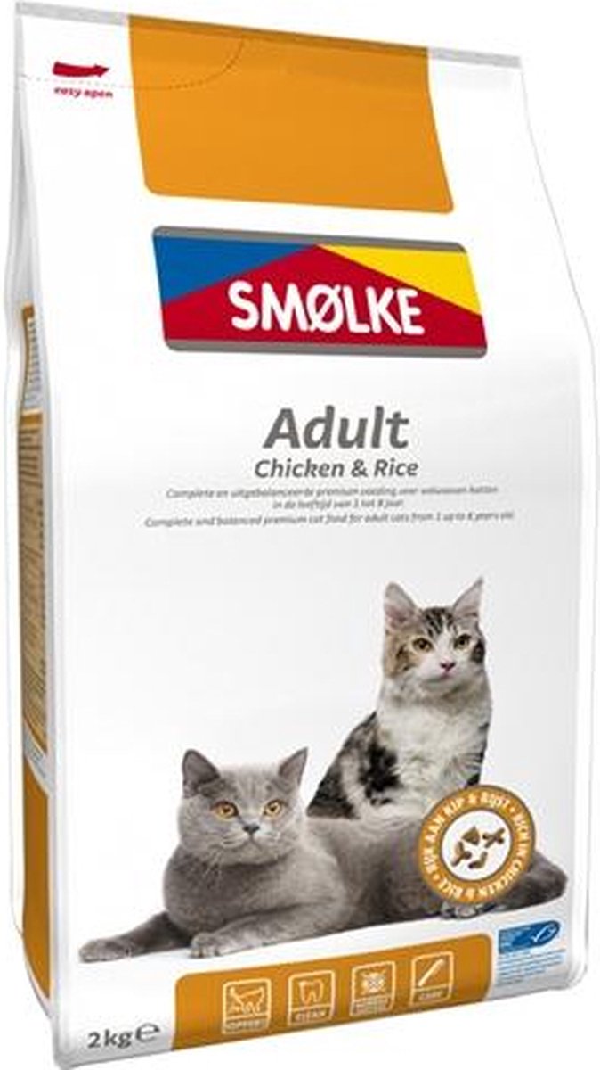  Smolke Adult Chicken &amp; Rice 10 Kg - Kat