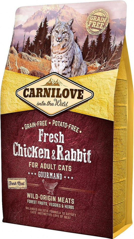  Carnilove Cat Grain Free Fresh Chicken &amp; Rabbit 6 Kg - Kat