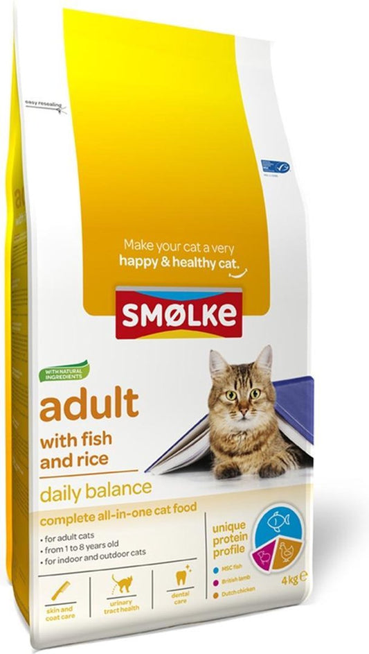  Smolke Adult Fish &amp; Rice 4 Kg - Kat