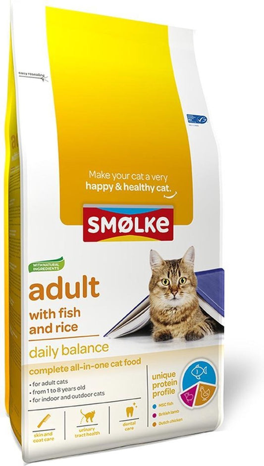 Smolke Adult Fish &amp; Rice 10 Kg - Kat
