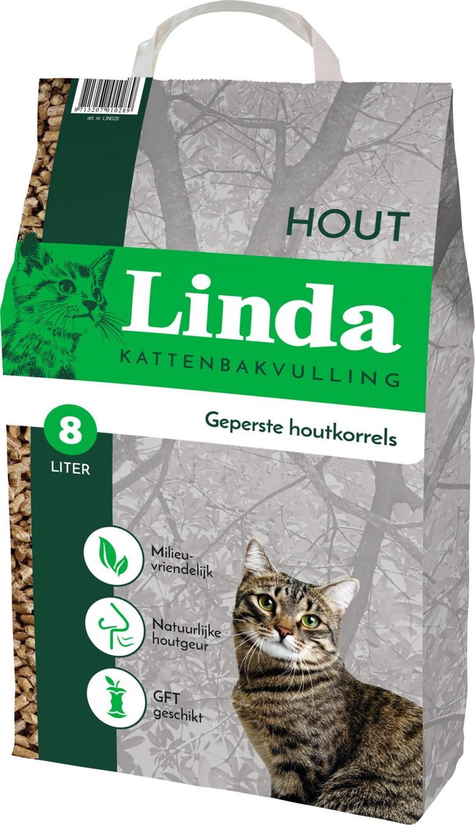  Linda Hout Kattenbakkorrel 8ltr.
