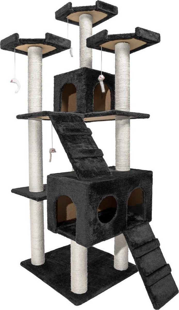  Krabpaal Knuti, Zwart 186 Cm Hoog 400560