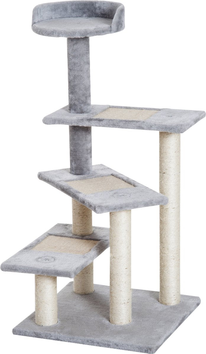  PawHut Klimboom 5 Lagen Kattenboom Speelboom Kattenkrabboom Trap Sisal Beige D30-183