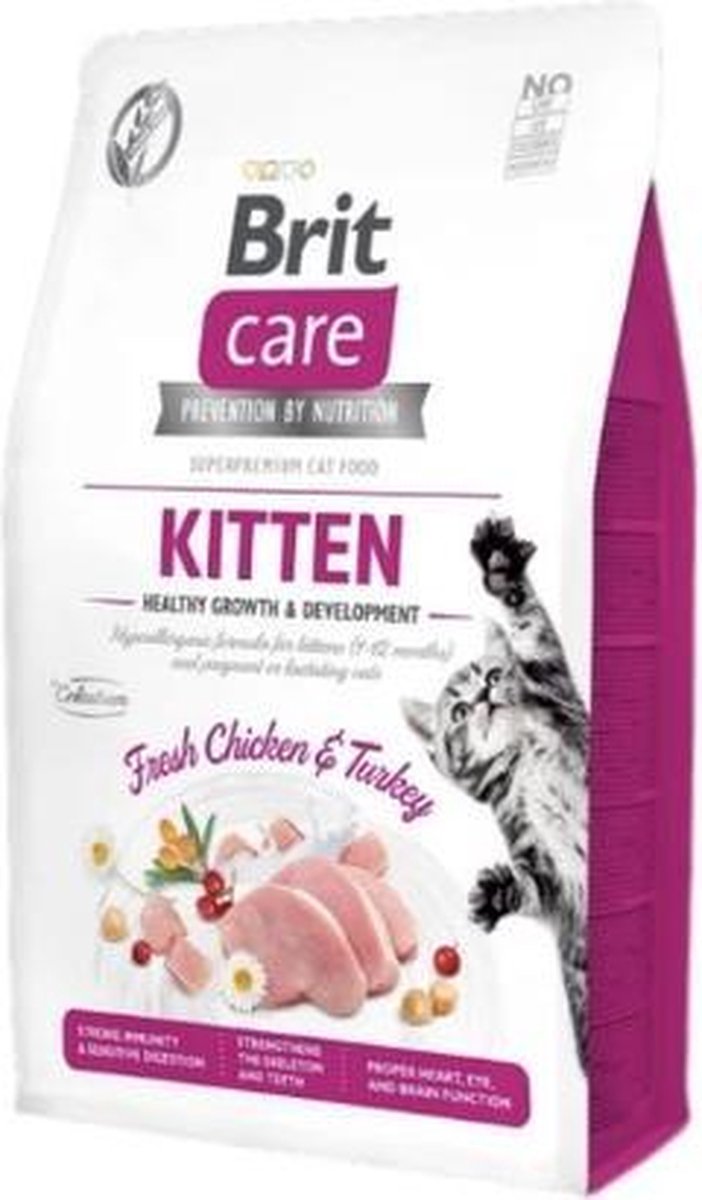  Brit Care Cat Grainfree Kitten Fresh Chicken &amp; Turkey 2 Kg - Kat