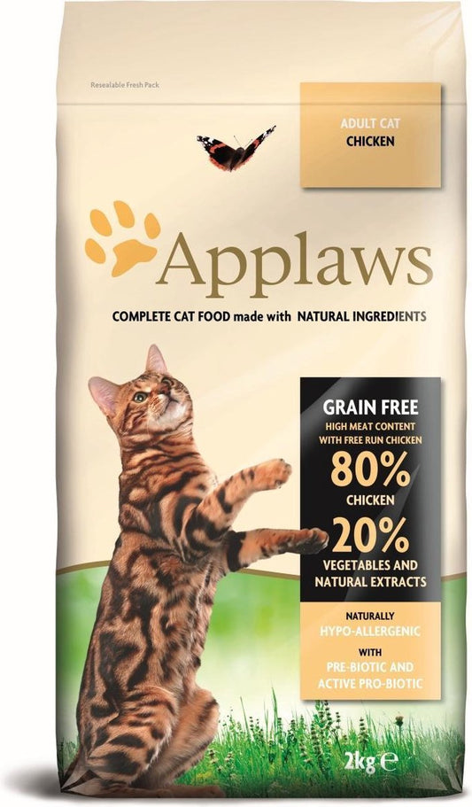  Applaws Graanvrij Kip - Kat - Volledig Droogvoer - 2 Kg