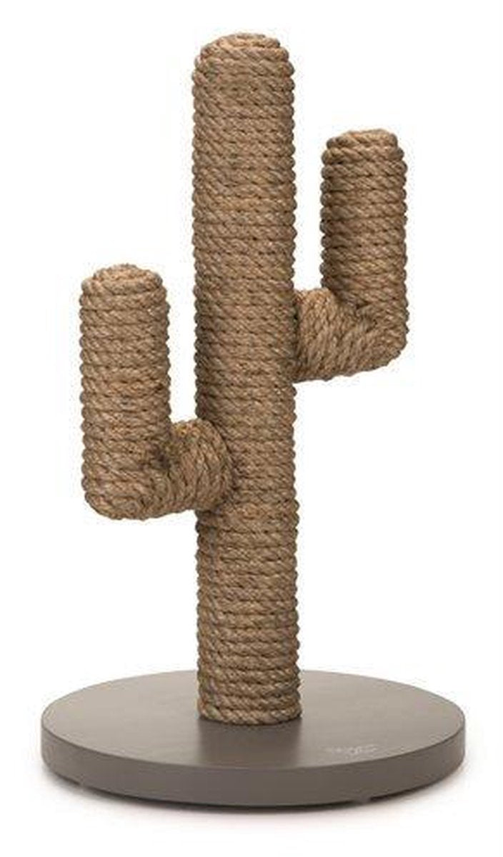  Designed By Lotte Houten Cactus - Krabpaal - Taupe - 35 X 35 X 60 Cm