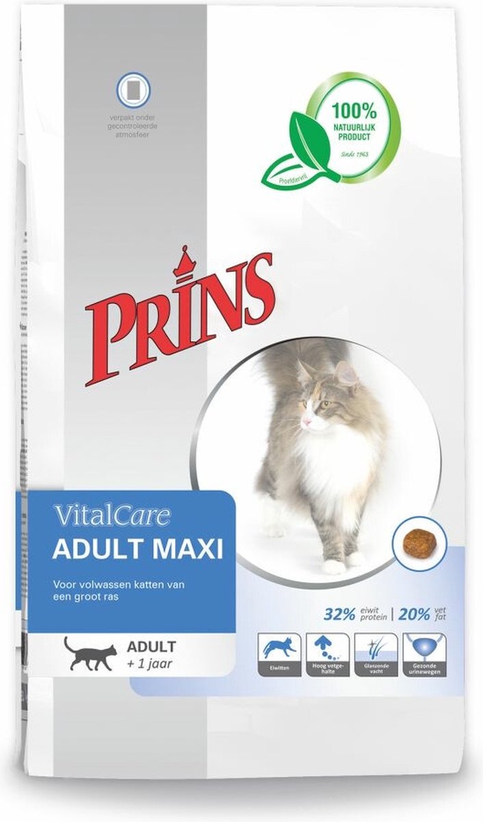  Prins VitalCare Adult Maxi - Kattenvoer - 10 Kg - Kat