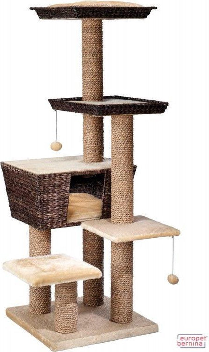  Ebi Krabpaal Trend Curacao - Bruin - 48 X 48 X 141cm