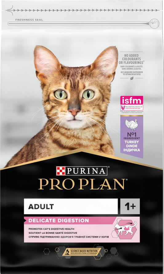  Pro Plan Adult Delicate Digestion - Kattenvoer - Kalkoen - 10 Kg