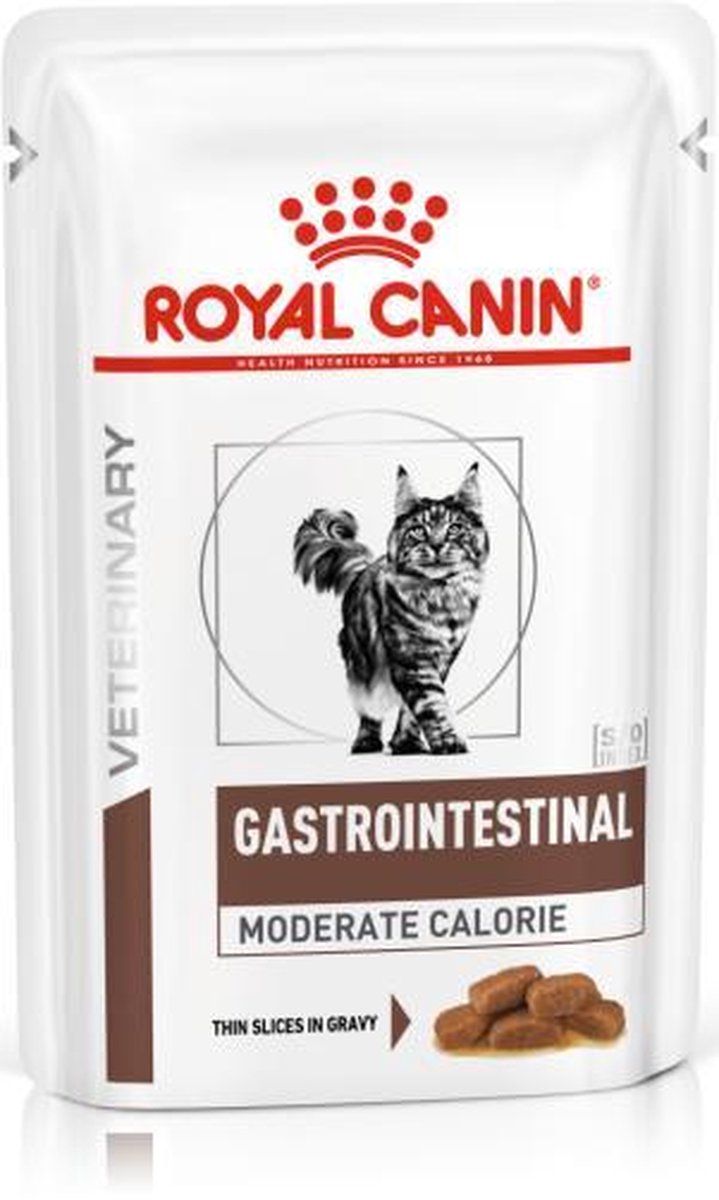  Royal Canin Gastro Intestinal Moderate Calorie Kat 12x85 Gr.