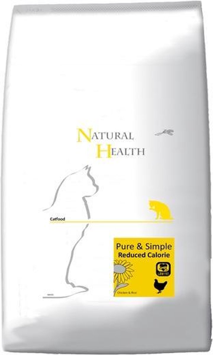  Natural Health Droogvoer NH Cat Chicken Reduced - 7,5KG