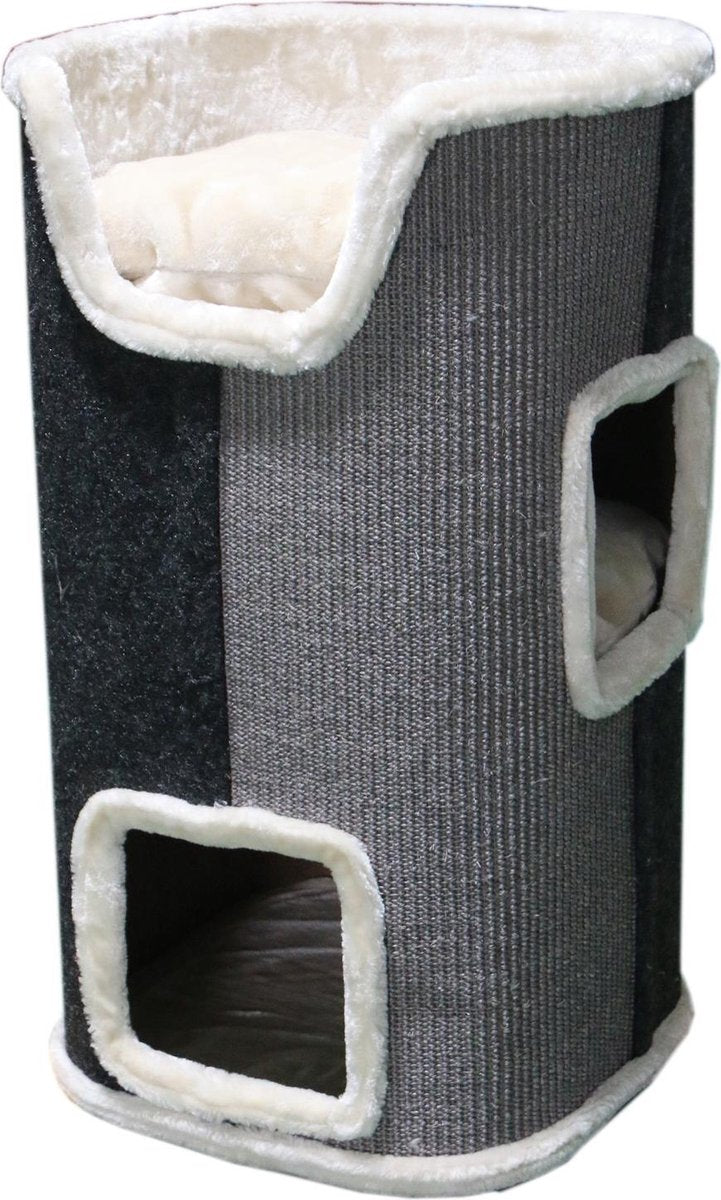  Adori Javana Wit&amp;Grijs&amp;Zwart - - 40x40x78 Cm