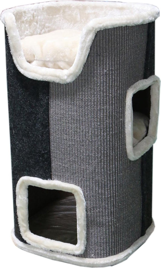  Adori Javana Wit&amp;Grijs&amp;Zwart - - 40x40x78 Cm