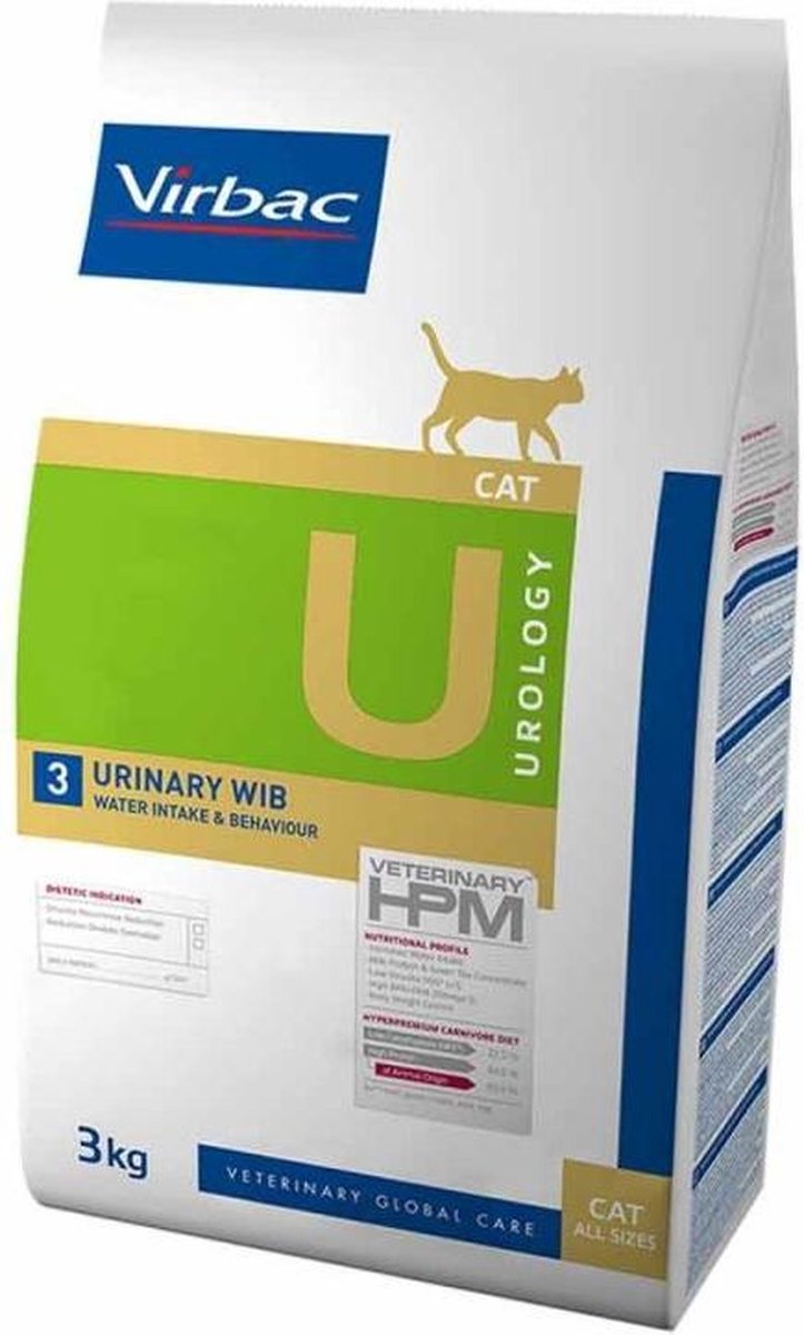  VIRBAC HPM Feline Urology Urinary WIB U3 3KG