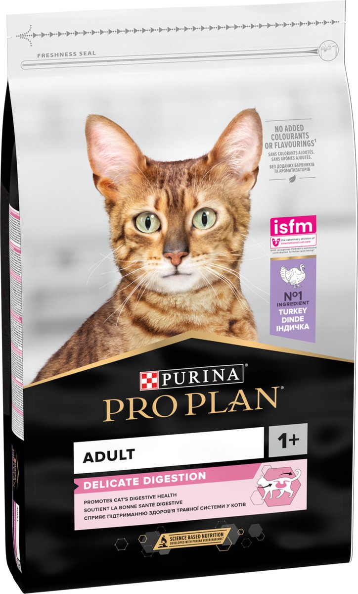  Pro Plan Adult Delicate Digestion - Kattenvoer - Kalkoen - 10 Kg