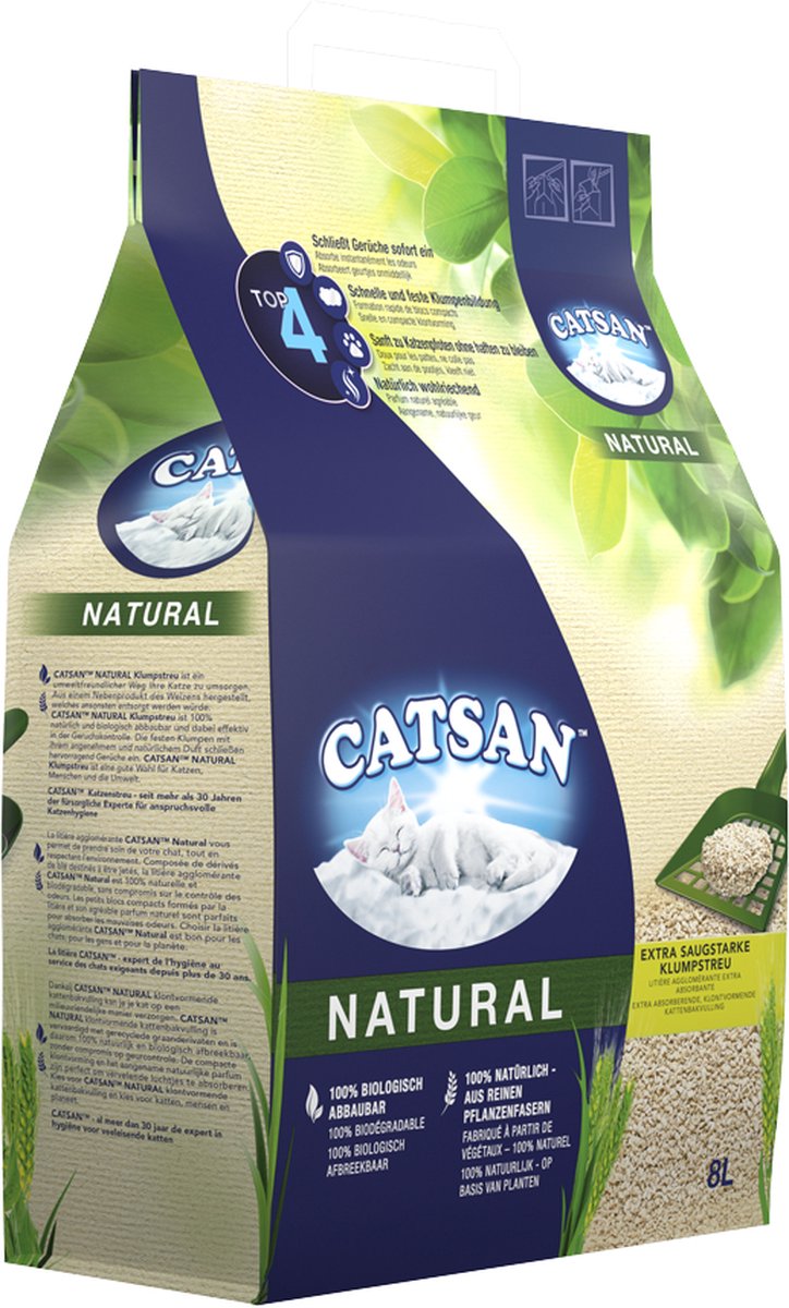  Catsan Natural Kattenbakvulling - 8 L