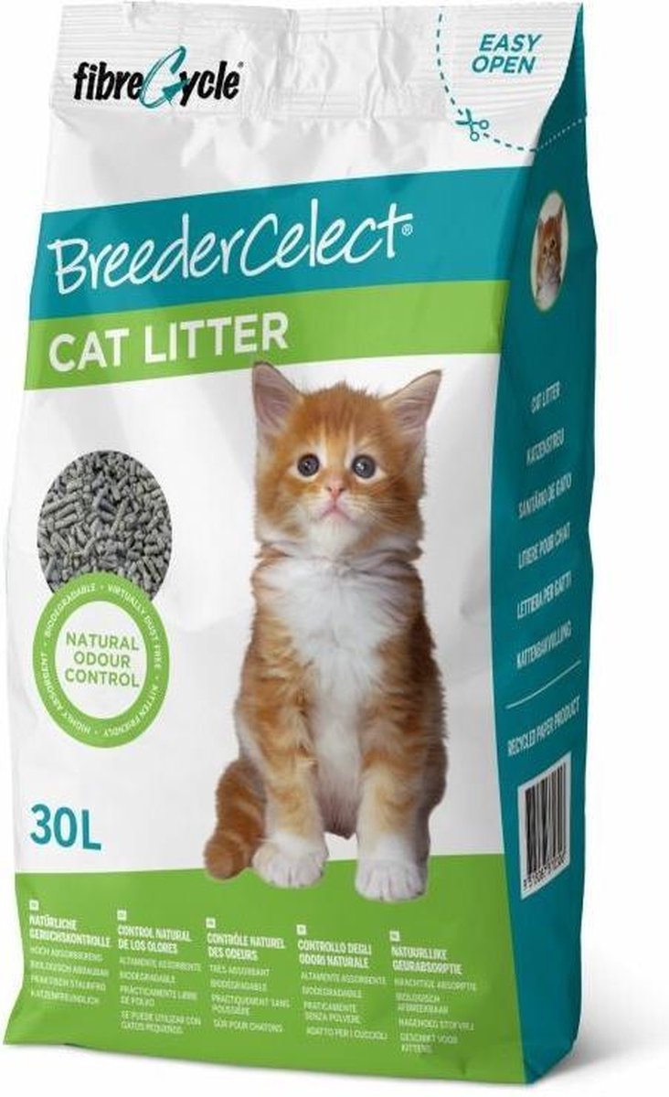  2x Breedercelect Kattenbakvulling 30 Liter