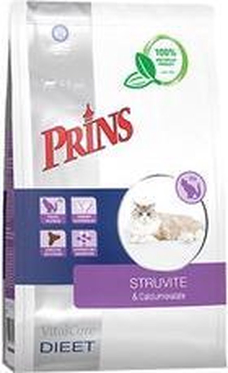  Prins VitalCare Dieetvoeding Struvite &amp; Calciumoxalaat 5 Kg - Kat