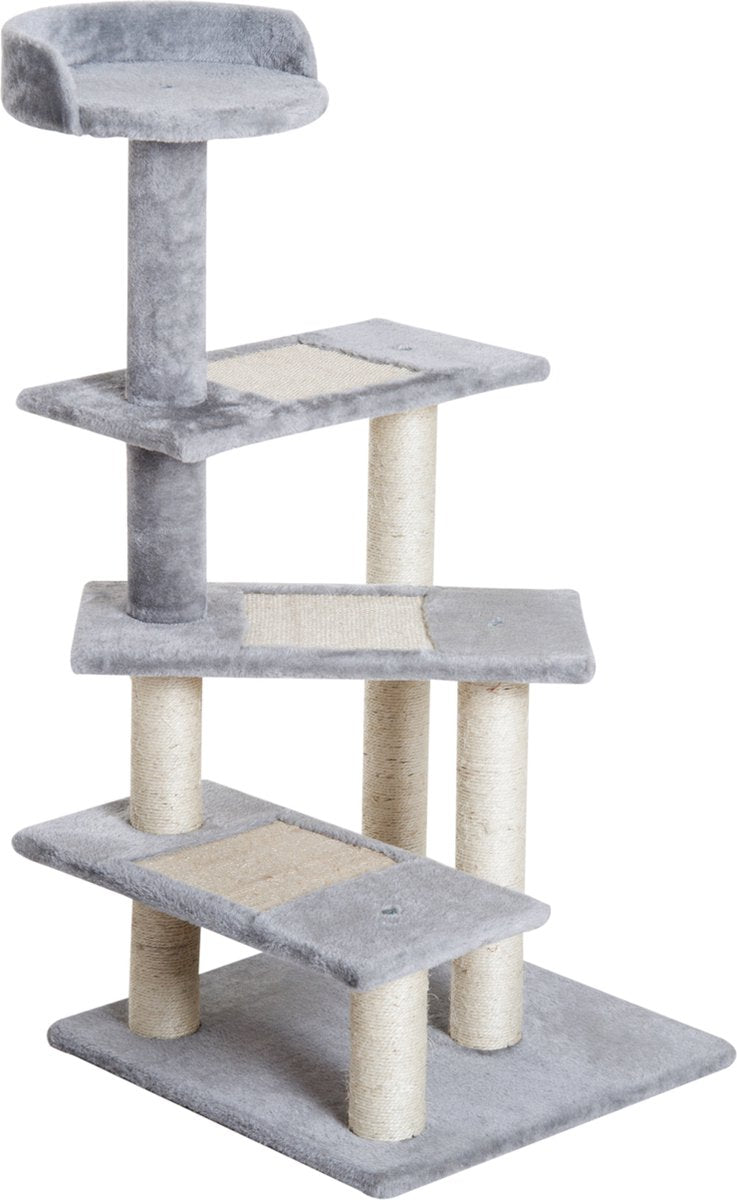  PawHut Klimboom 5 Lagen Kattenboom Speelboom Kattenkrabboom Trap Sisal Beige D30-183