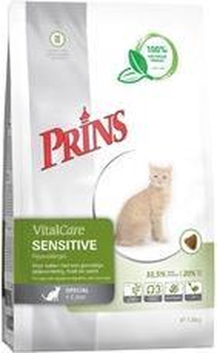  Prins - VitalCare Sensitive Hypoallergic - Kattenvoer - 5 Kg