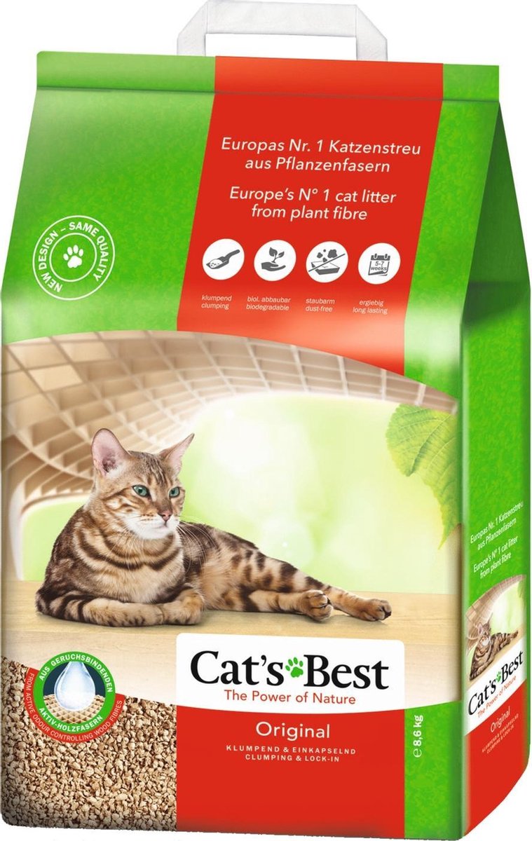  Cat's Best Original - Kattenbakvulling - 20 L