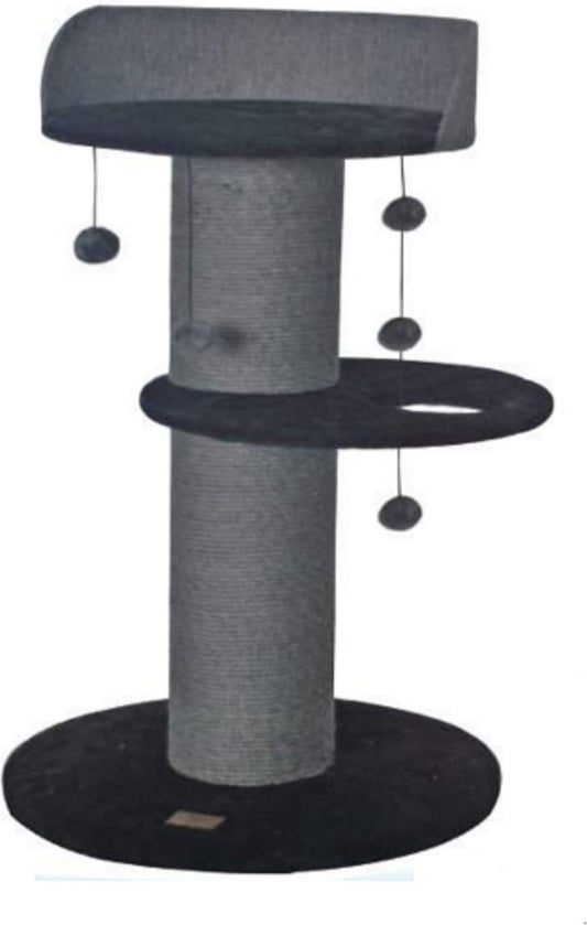  Topmast Krabpaal _ Klimpaal - Katten Big Cat - Amy - 60 X 60 X 105 Cm - Grote Kat- Sisal Stam 20 MM