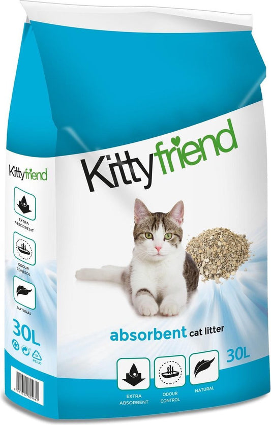  Kitty Friend Kattenbakvulling Absorbent 30 L