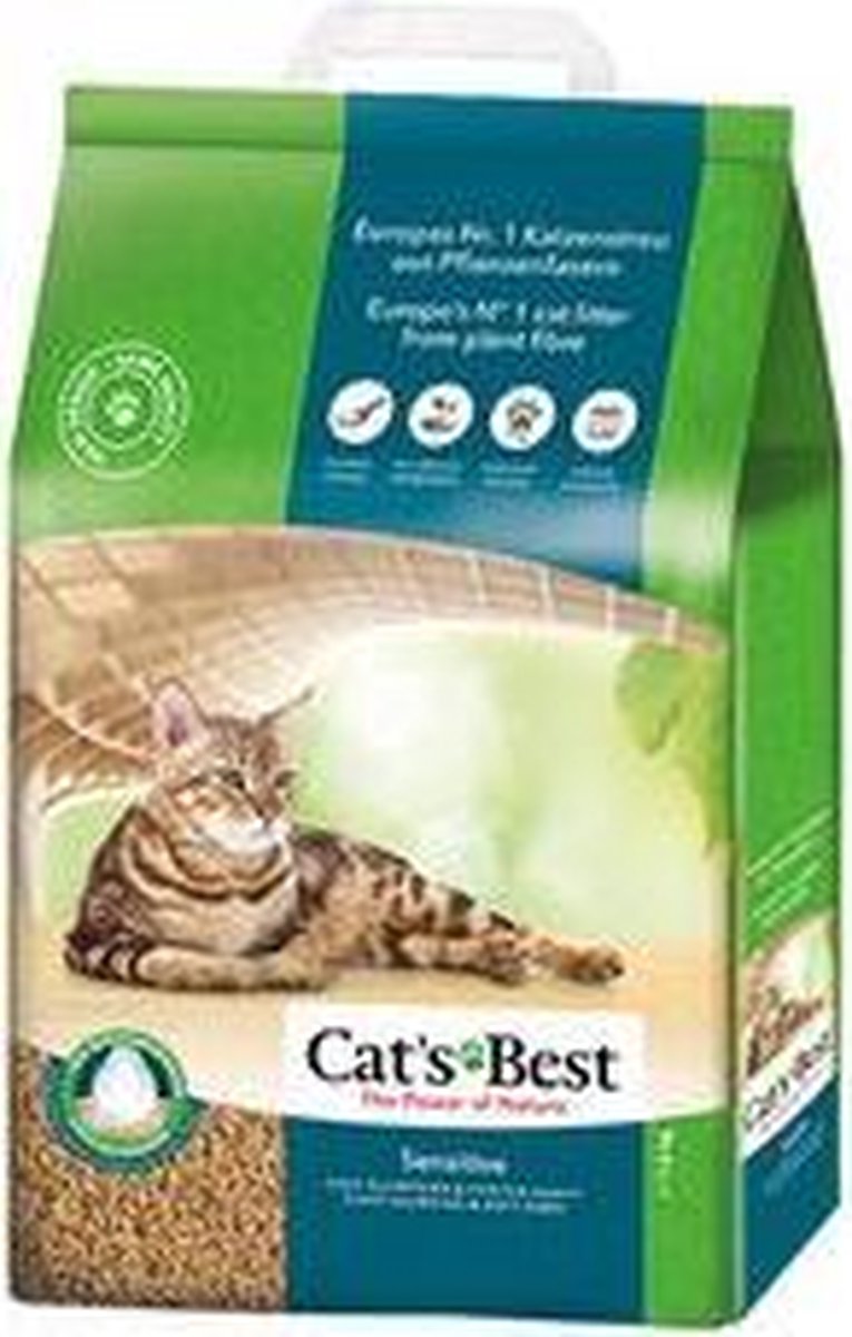  Cat's Best Sensitive - Kattenbakvulling - 20 L