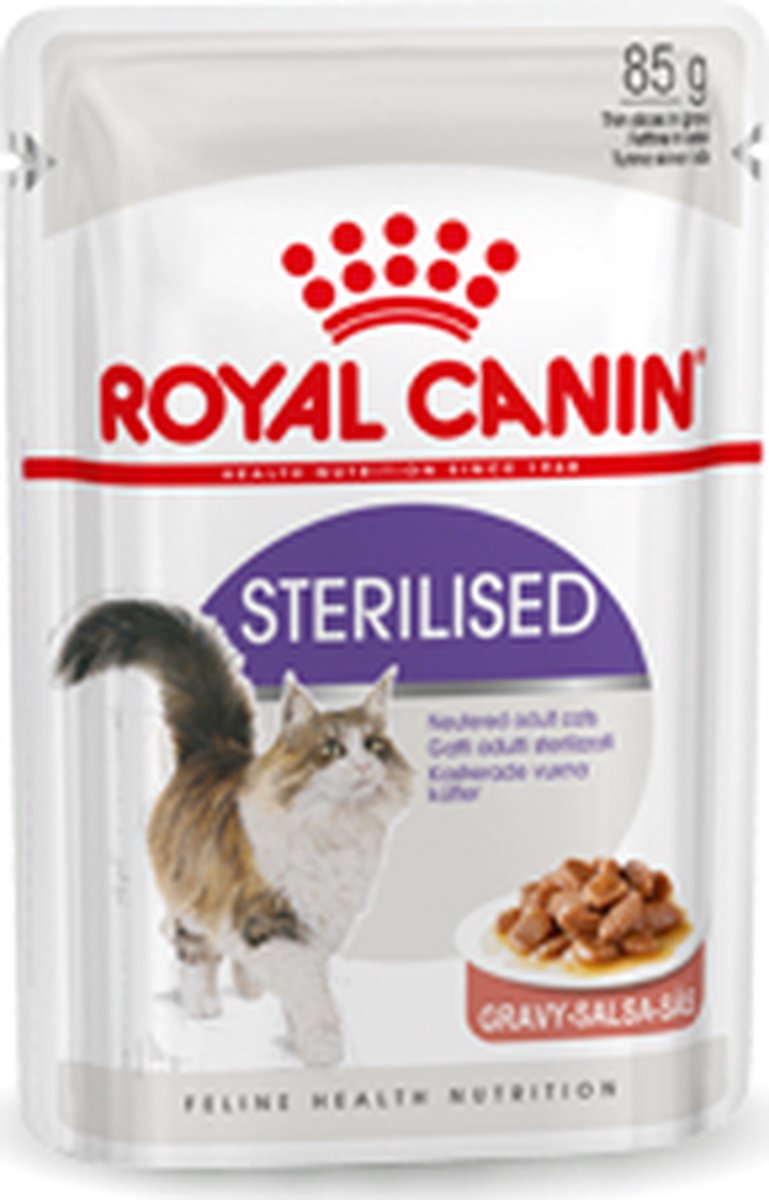  Royal Canin Feline Sterilised In Gravy (12X85 GR)