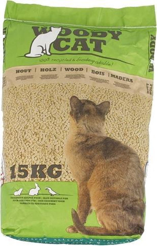  Woody Cat Houtkorrel 25 Liter