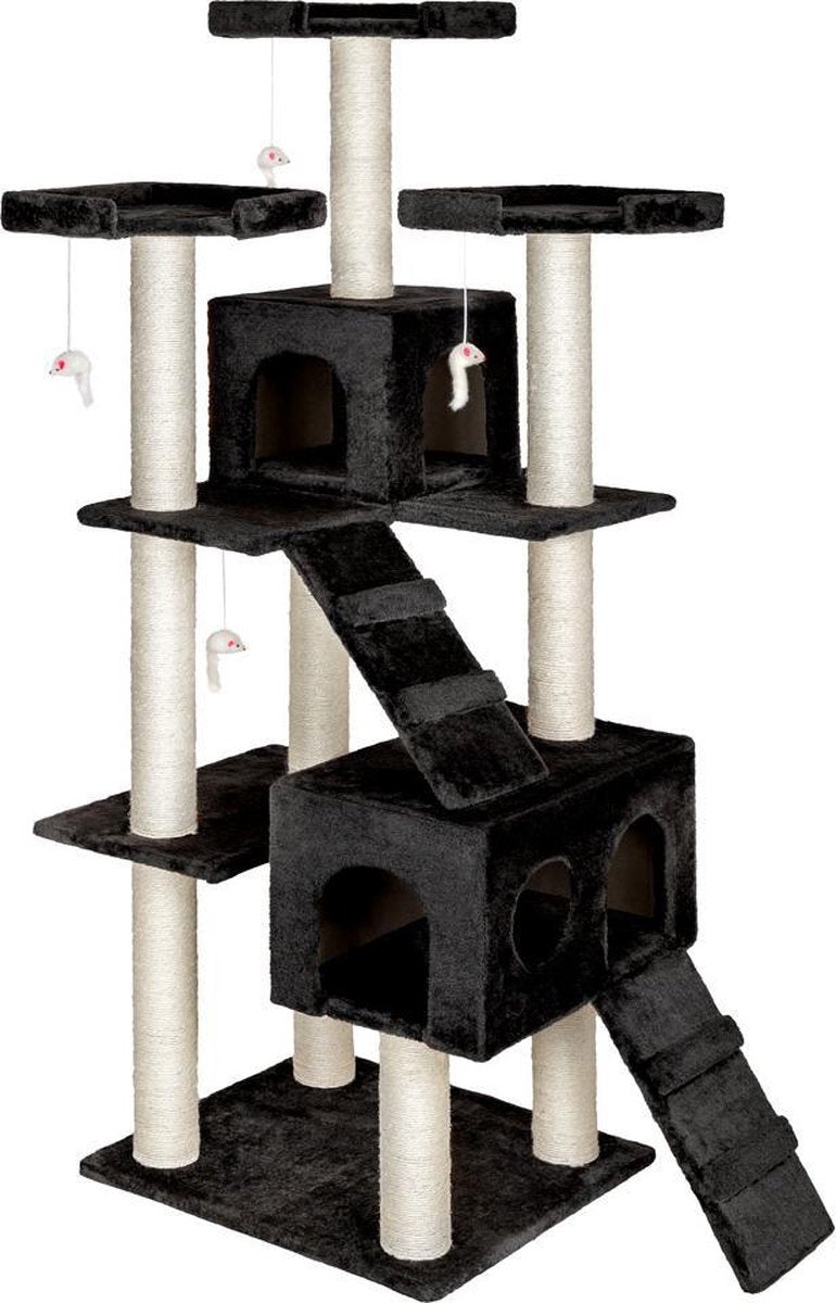  Krabpaal Knuti, Zwart 186 Cm Hoog 400560