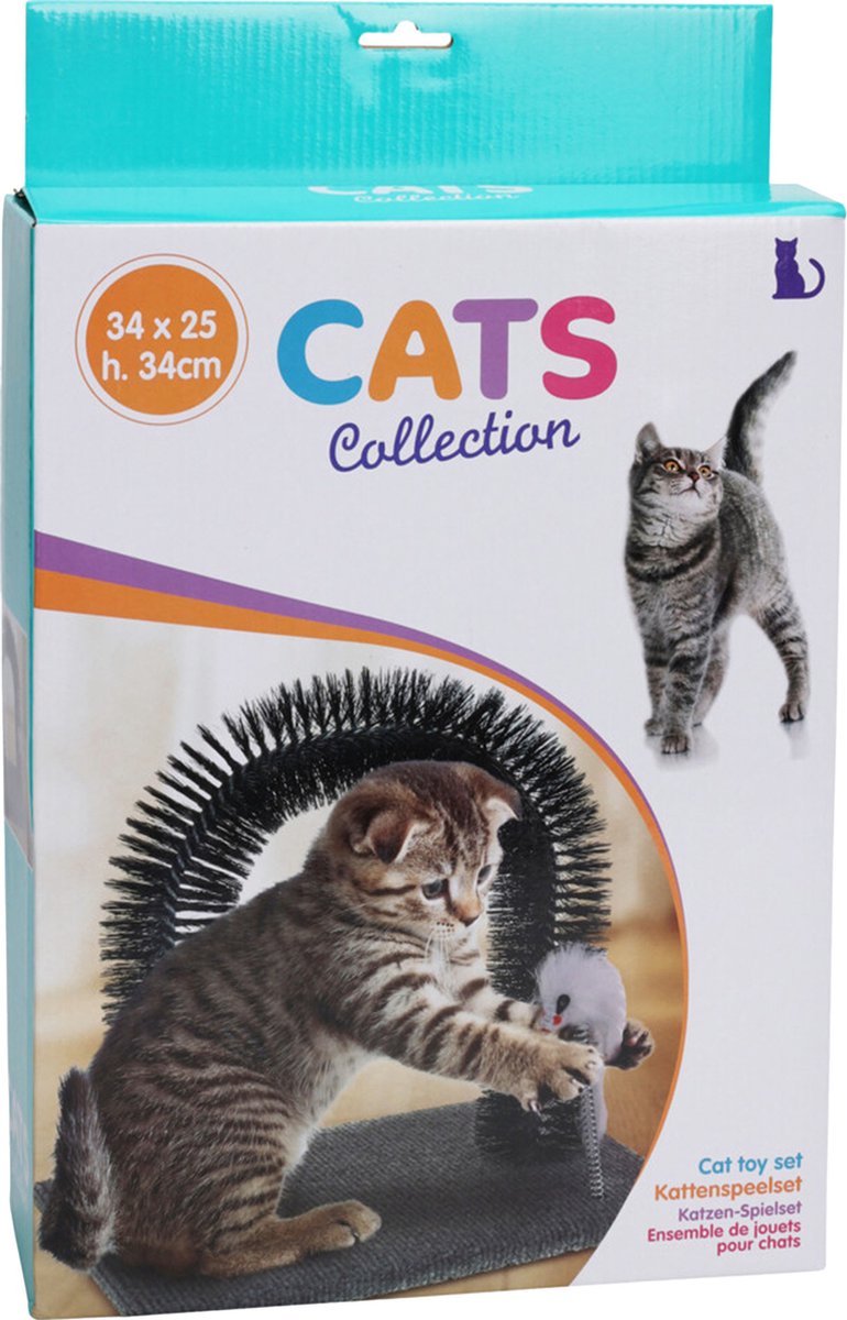  RelaxPets - Katten Speelplaats - Speelgoed - 34x25x34 Cm