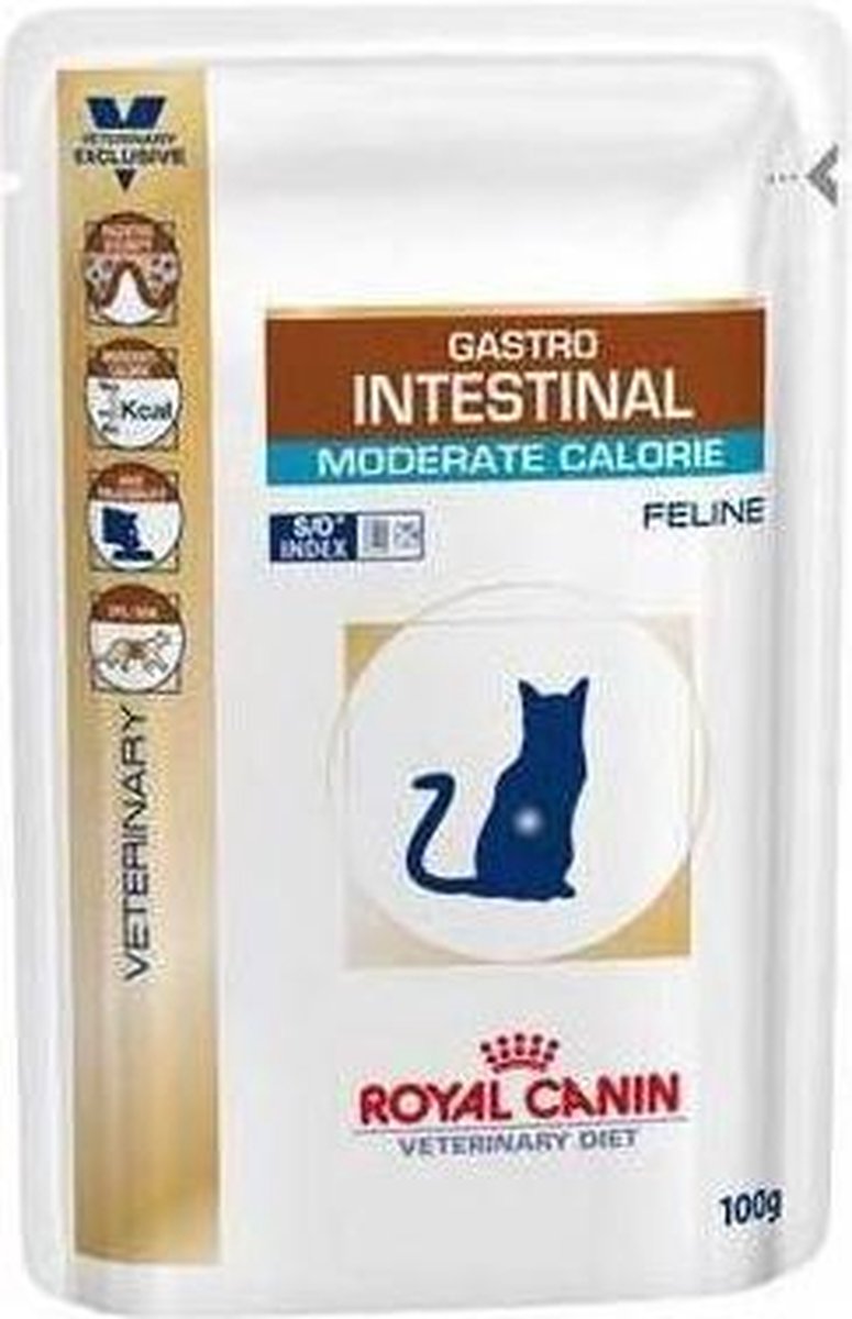  Royal Canin Gastro Intestinal Moderate Calorie Kat 12x85 Gr.