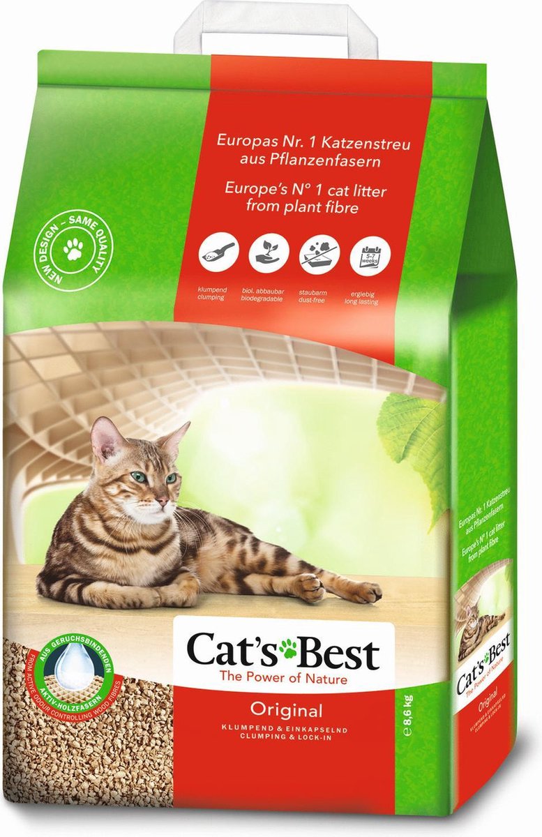  Cat's Best Original - Kattenbakvulling - 20 L