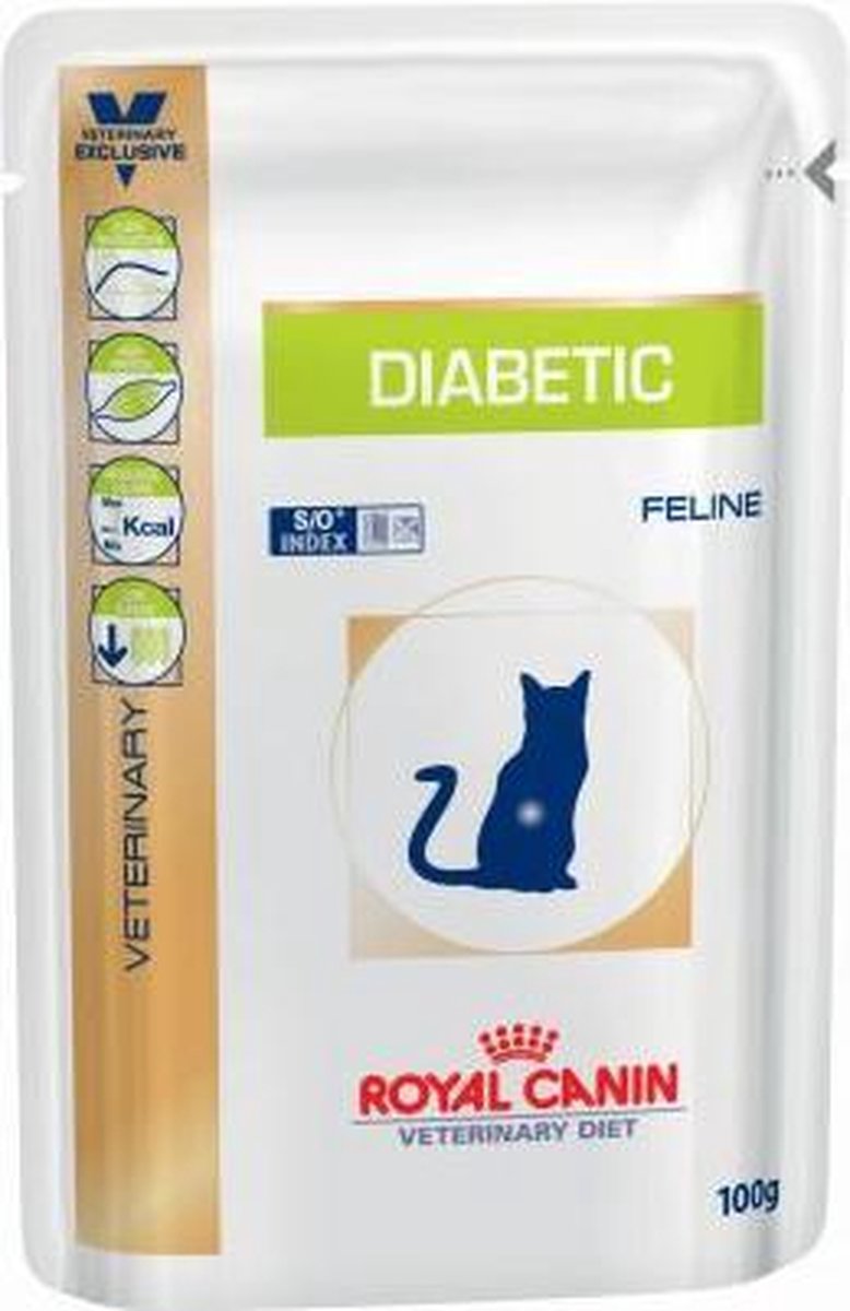  Royal Canin Diabetic Kat Natvoer 12x85 G