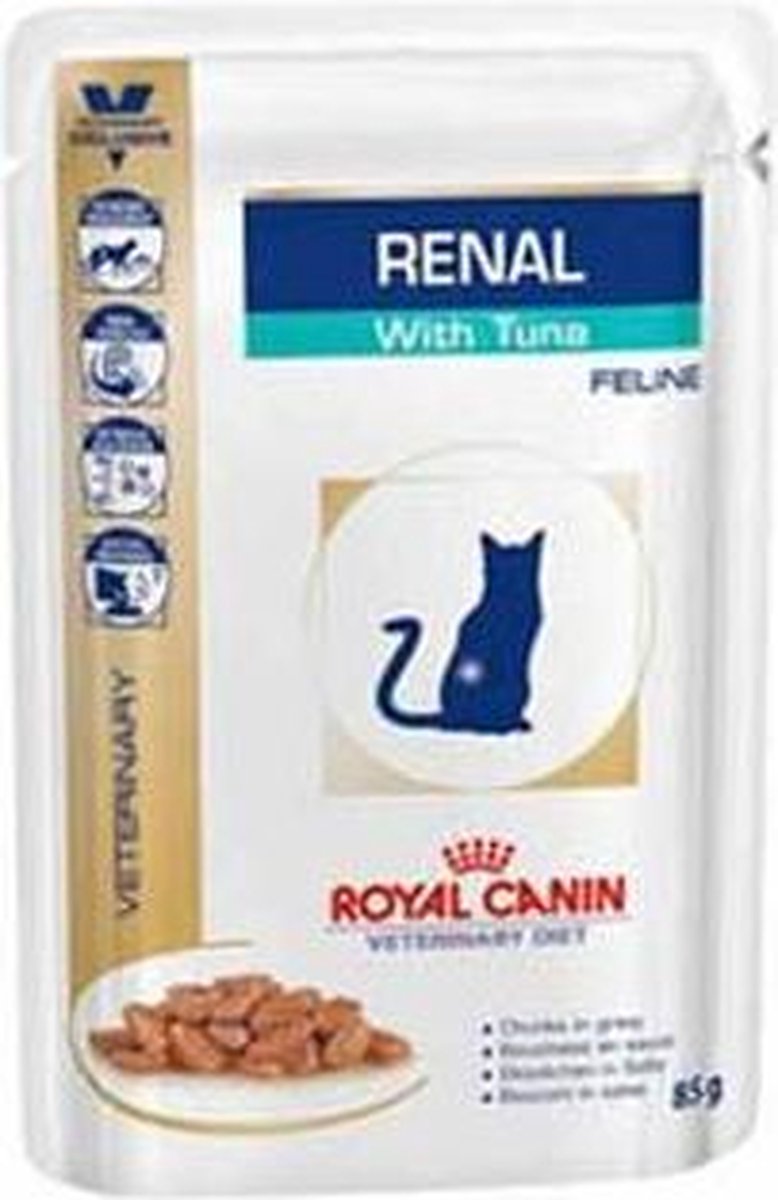  Royal Canin Renal - Tonijn - Kattenvoer - 12 X 85 G