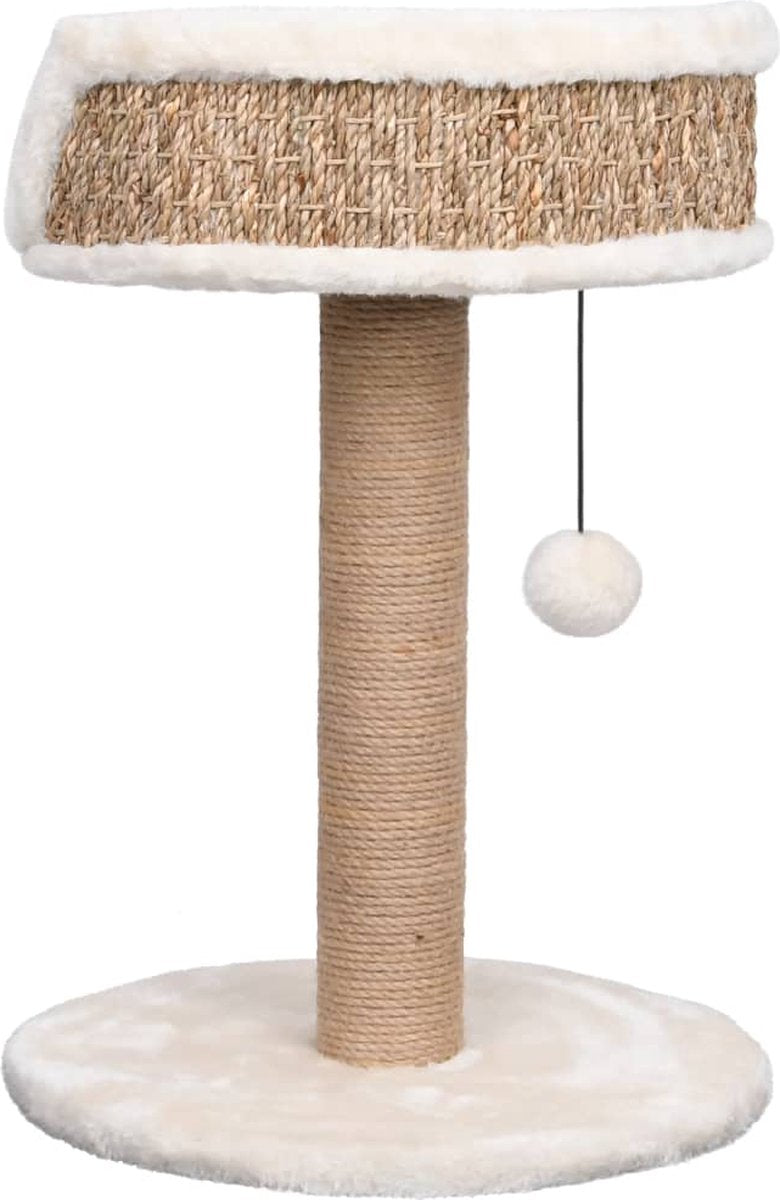  VidaXL Kattenboom Met Mandje 49 Cm Zeegras